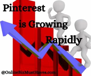 pinterest is growing rapidly